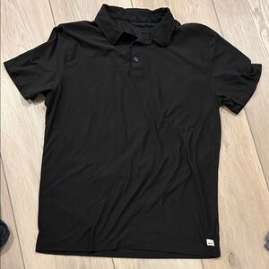 Vuori Men's Jet Black Polo Shirt